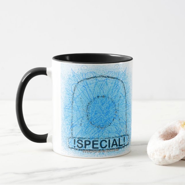 Blue Light Special   Mug (With Donut)