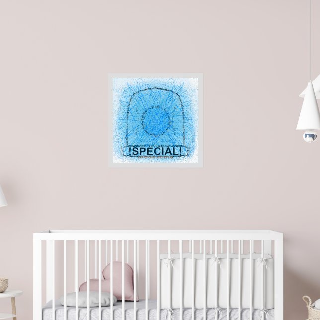 Blue Light Special Mug  Poster (Nursery 2)