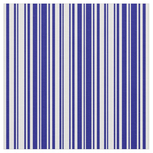 Blue & Light Yellow Stripes/Lines Pattern Fabric