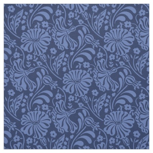 Blue-lightblue bohemian-design  fabric