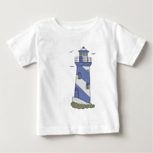 blue lighthouse baby T-Shirt