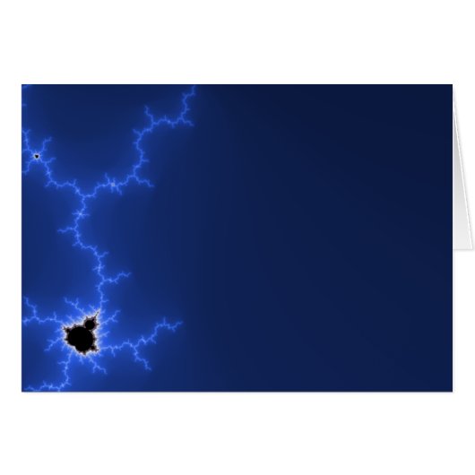Blue lightning fractal cards (Front Horizontal)