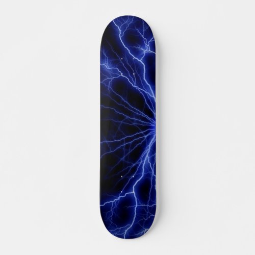 Blue Lightning Skateboard