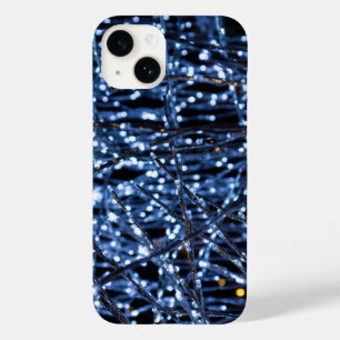 Blue Lights Abstract iPhone Case