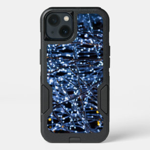 Blue Lights Abstract iPhone 13 Case