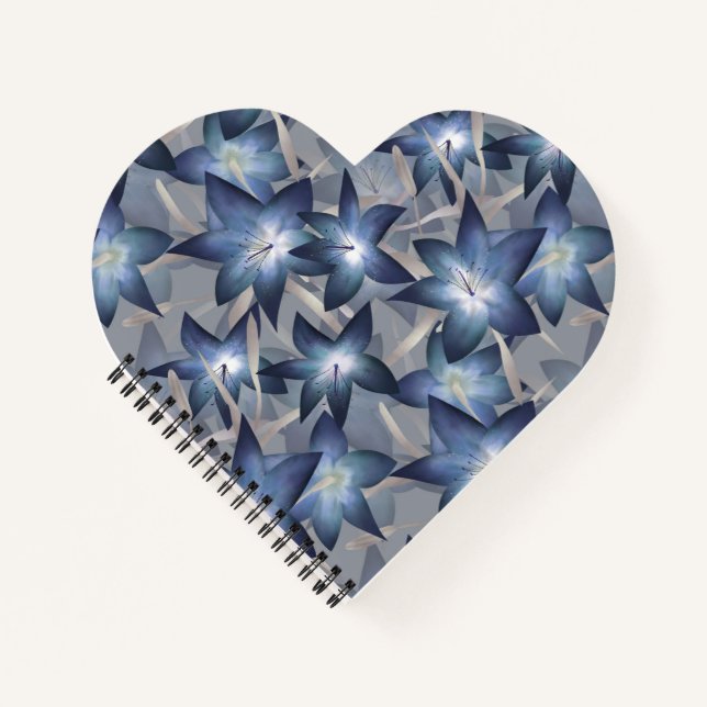 Blue lilies notebook (Front)