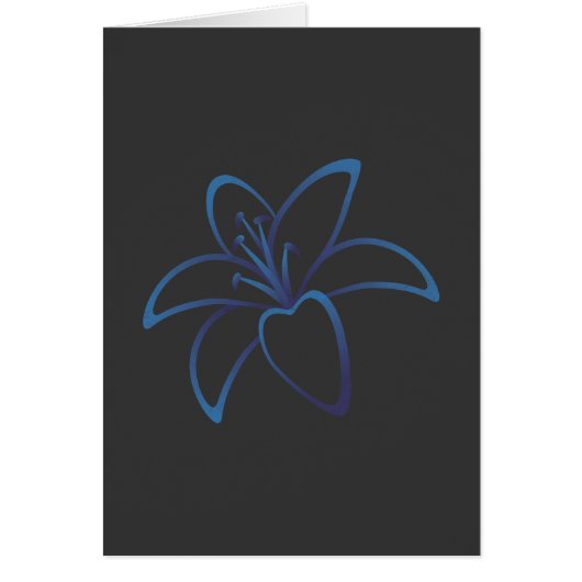 Blue Lily Cards (Front)