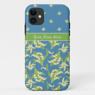 Blue Lily-of-the-Vally iPhone 5/5s Case-Mate Case