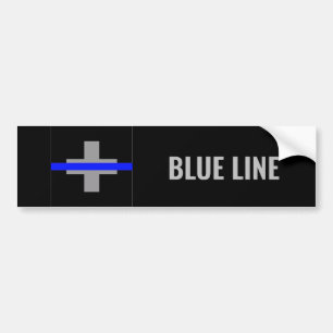 Blue Line Autoaufkleber / Blue Line Sticker