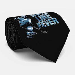 Blue Line Fever (Hockey) Neck Tie