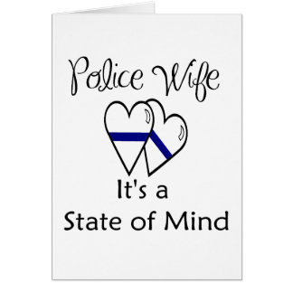 blue line hearts cards