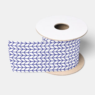 BLUE LINE KNIT 3" Wide Satin Ribbon