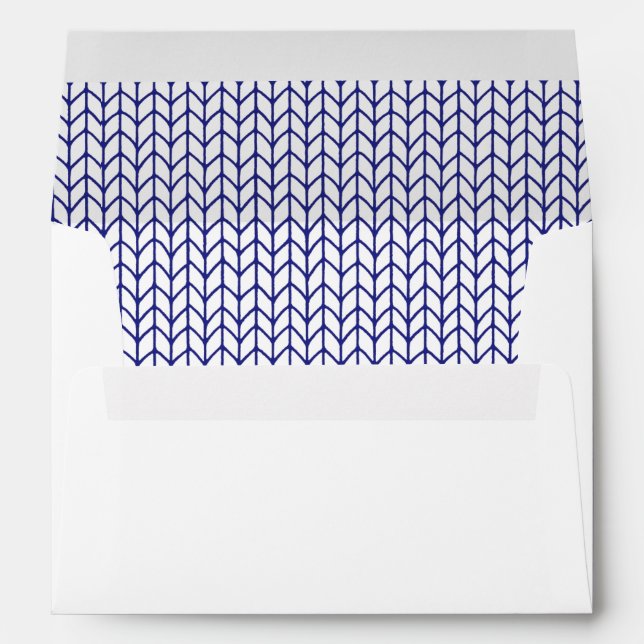 BLUE LINE KNIT A7 Envelope  (Back (Bottom))