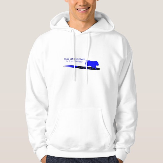 Blue Line Logo Hoodie (Front)