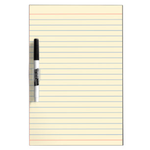 blue line medium dry erase board