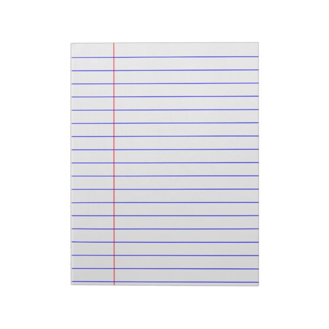 blue lined notepad with margin (Rotated)