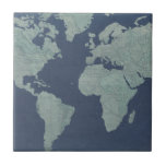 Blue Linen World Map Tile<br><div class="desc">Blue Linen Map  Artist: Studio W</div>