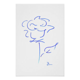Blue Lines 4 Poster
