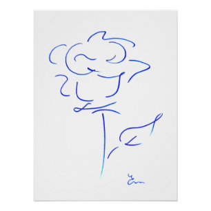 Blue Lines 4 Poster
