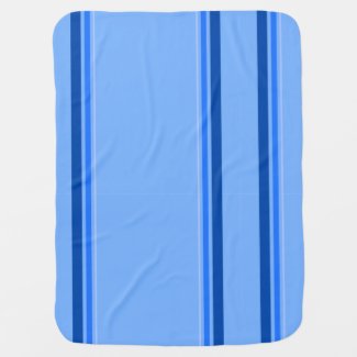 Blue Lines Baby Blanket