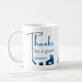 Blue lines - Best hockey coach Coffee Mug