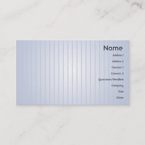 Blue Lines - Business Business Card