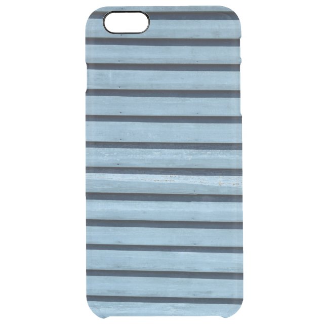 Blue Lines iPhone 6 Plus Clearly™ Deflector Case (Back)