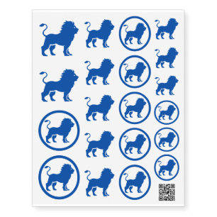 Blue Lion Tattoos