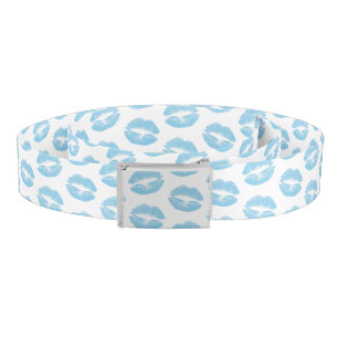 Blue Lips, Pattern Of Lips, Blue Lipstick, Kiss Belt