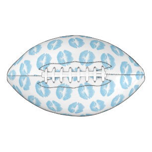 Blue Lips, Pattern Of Lips, Blue Lipstick, Kiss Football