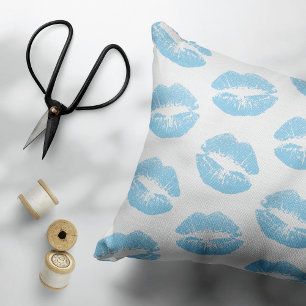Blue Lips, Pattern Of Lips, Blue Lipstick, Kiss Pet Bed