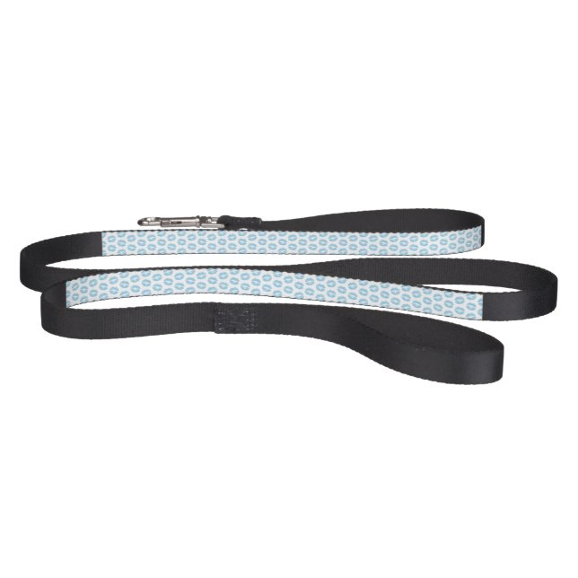 Blue Lips, Pattern Of Lips, Blue Lipstick, Kiss Pet Leash (Full)