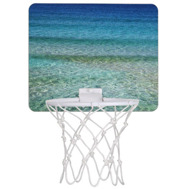 Blue Liquid Mini Basketball Hoop (Front)