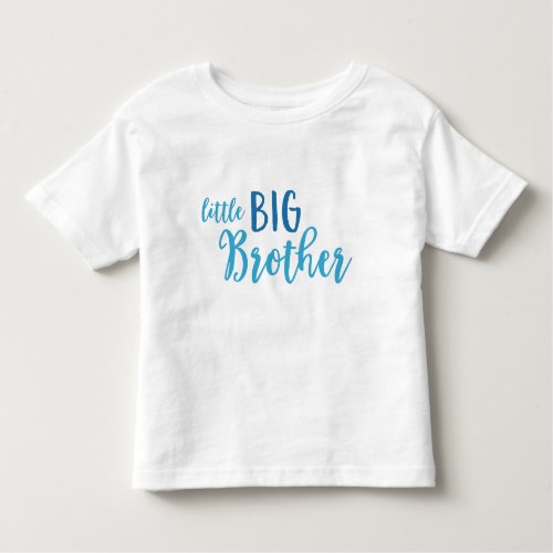 Blue Little Big Brother T_Shirt