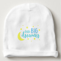 Blue Little Big Dreamer Moon and Stars Baby Beanie