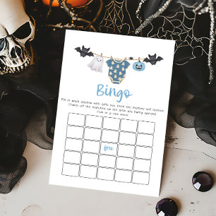Blue Little Boo Clothesline Bingo Game