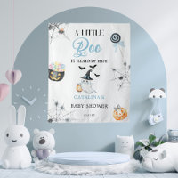 Blue Little Boo Halloween Baby Shower