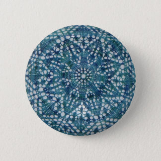 Blue little flower button