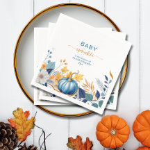 Blue little pumpkin baby sprinkle