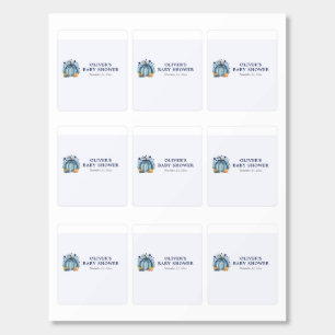 Blue Little Pumpkin Fall Boy Baby Shower Favor