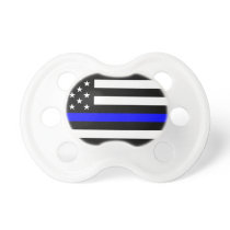 Blue Lives Matter - US Flag Police Thin Blue Line Pacifier Blue Lives Matter - US Flag Police Thin Blue Line Pacifier