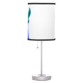 Blue Llama Graphic Table Lamp (Right)