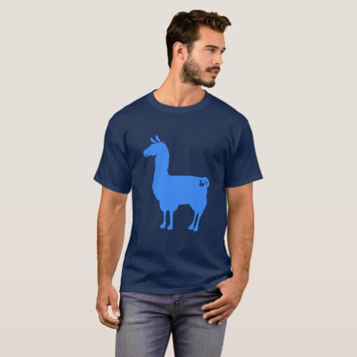 Blue Llama T_Shirt