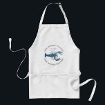 Blue Lobster Adult Apron<br><div class="desc">Personalized Blue Lobster themed aprons for your next Lobster Bake Party or seafood event.  
It features a watercolor styled illustration of a blue lobster.  Surrounding this are spots for your unique name and birth year information.</div>