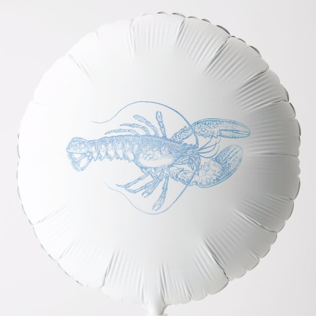 Blue Lobster Balloon (Front)