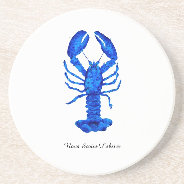Blue Lobster Coaster (Front)