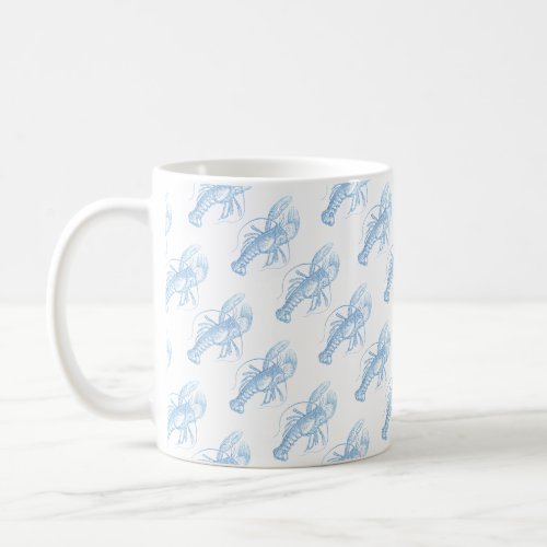 Blue Lobster Coffee Mug