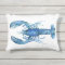 Blue Lobster Home Accent Pillow