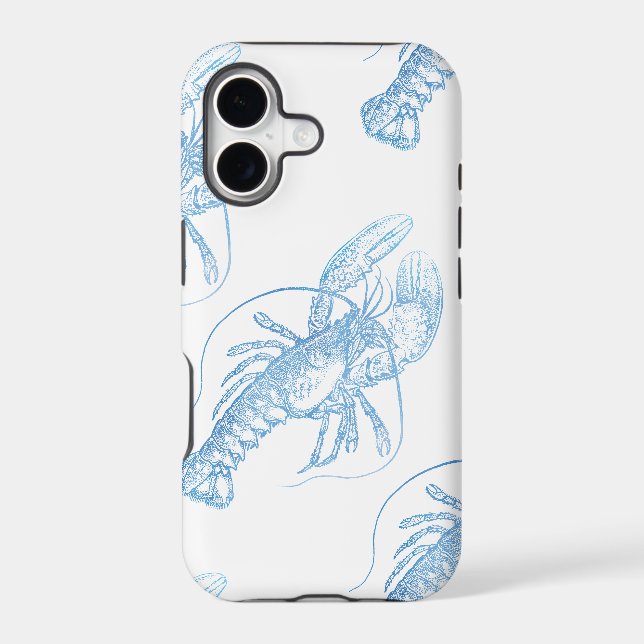 Blue Lobster Iphone Case (Back)