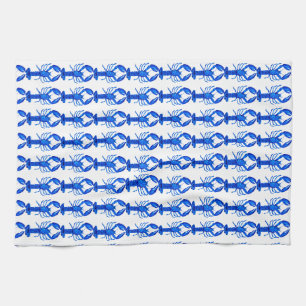 Blue Lobster Kitchen Towel